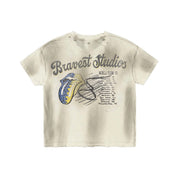 Bravest Studios Worldwide Tour USA Tee White