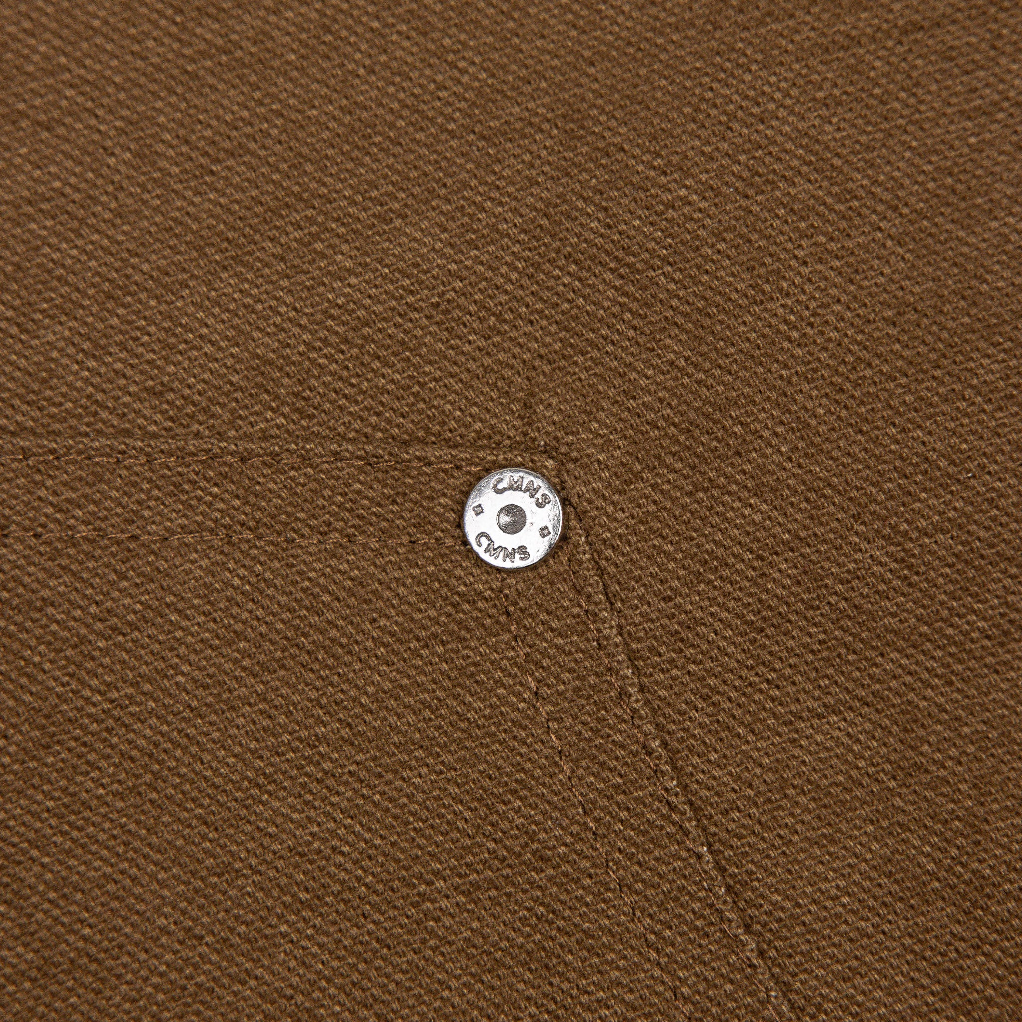 Commons Double Knee Canvas Short Brown - Common Hype