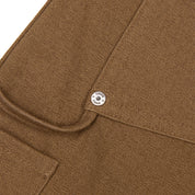 Commons Double Knee Canvas Short Brown - Common Hype