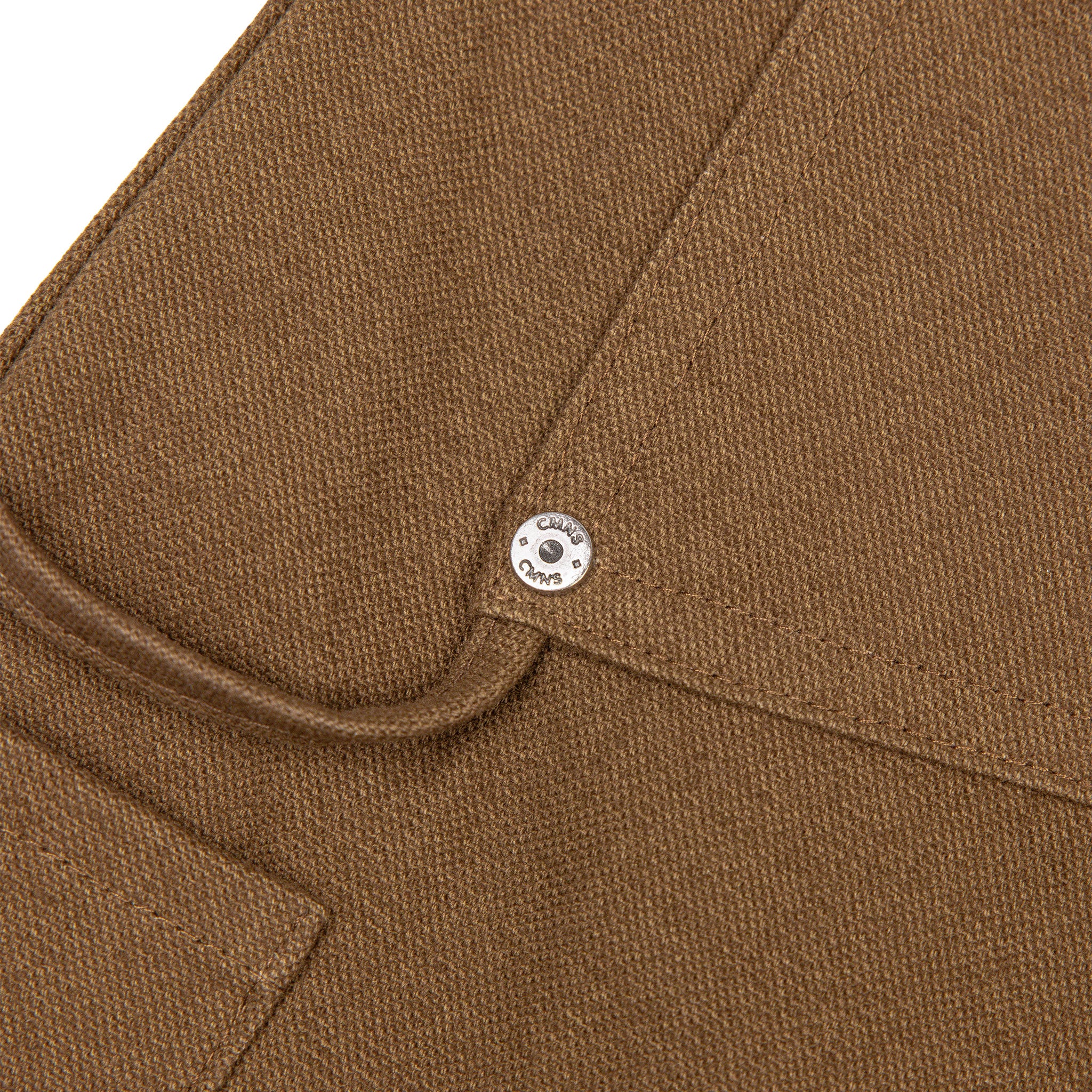 Commons Double Knee Canvas Short Brown - Common Hype