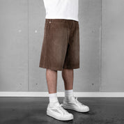 Commons Corduroy Short Washed Brown