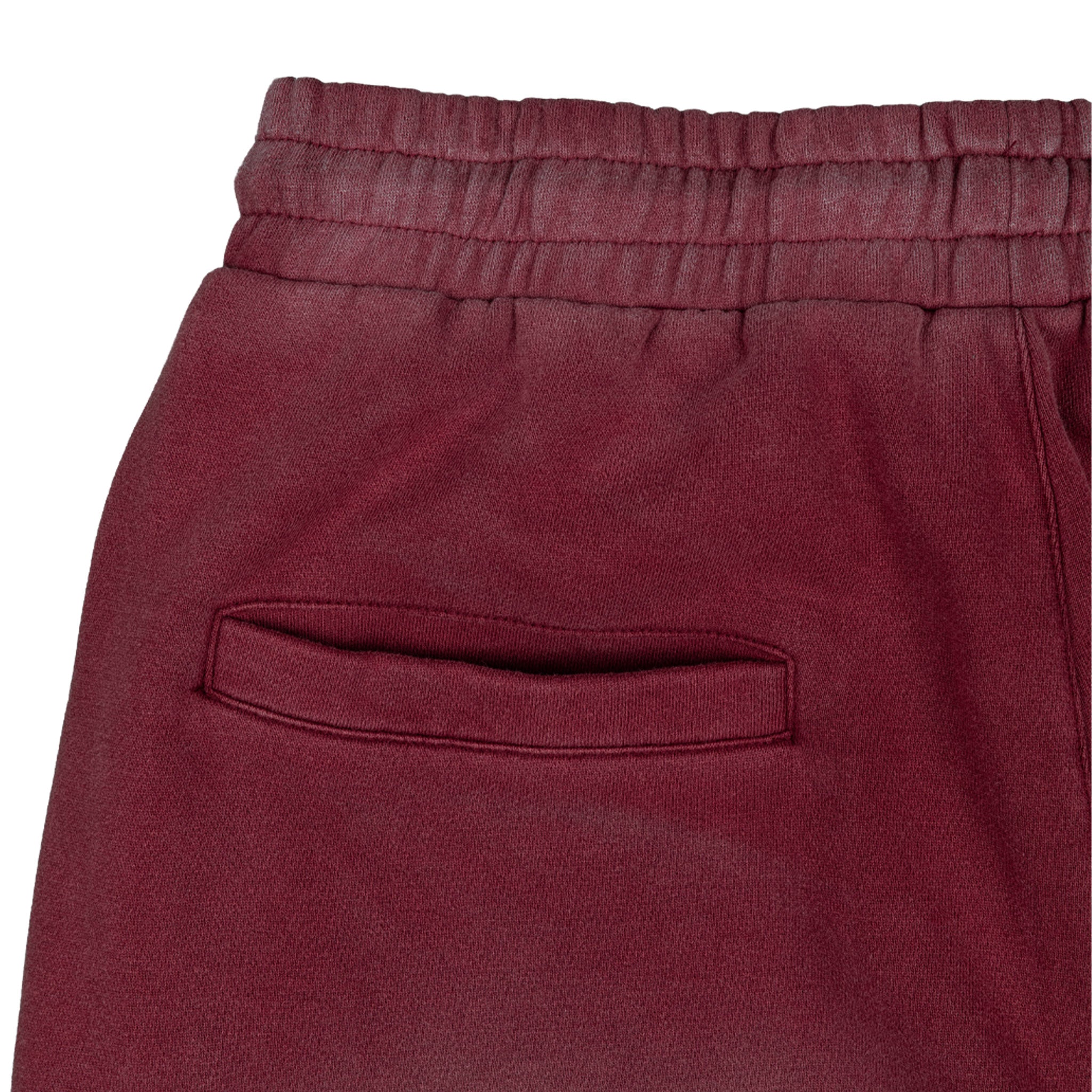 Commons Pearled Star Sweatshort Burgundy