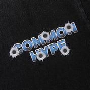 Common Hype Bullet Tee Washed Black - Common Hype