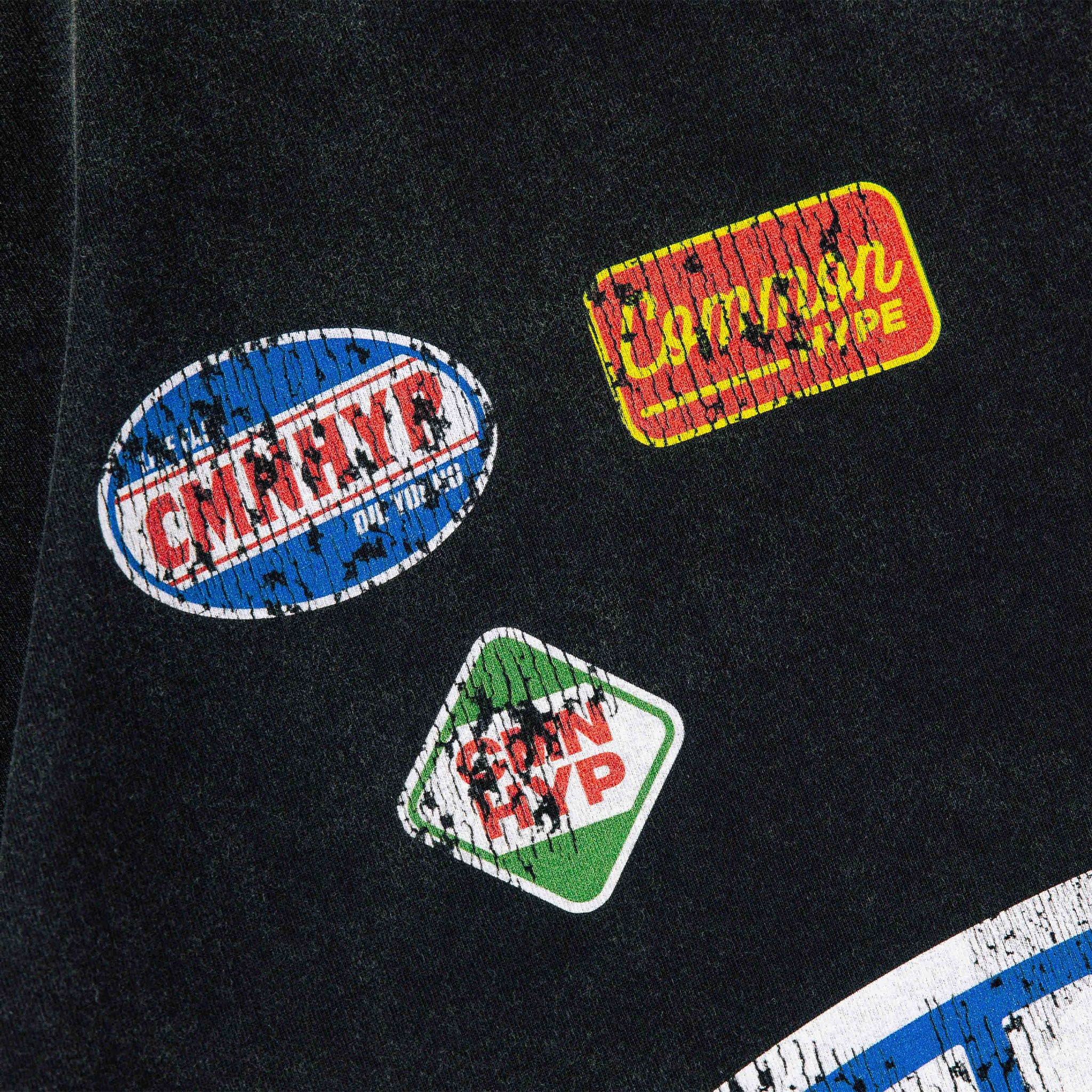 Common Hype Auto Icon Tee Vintage Black - Common Hype