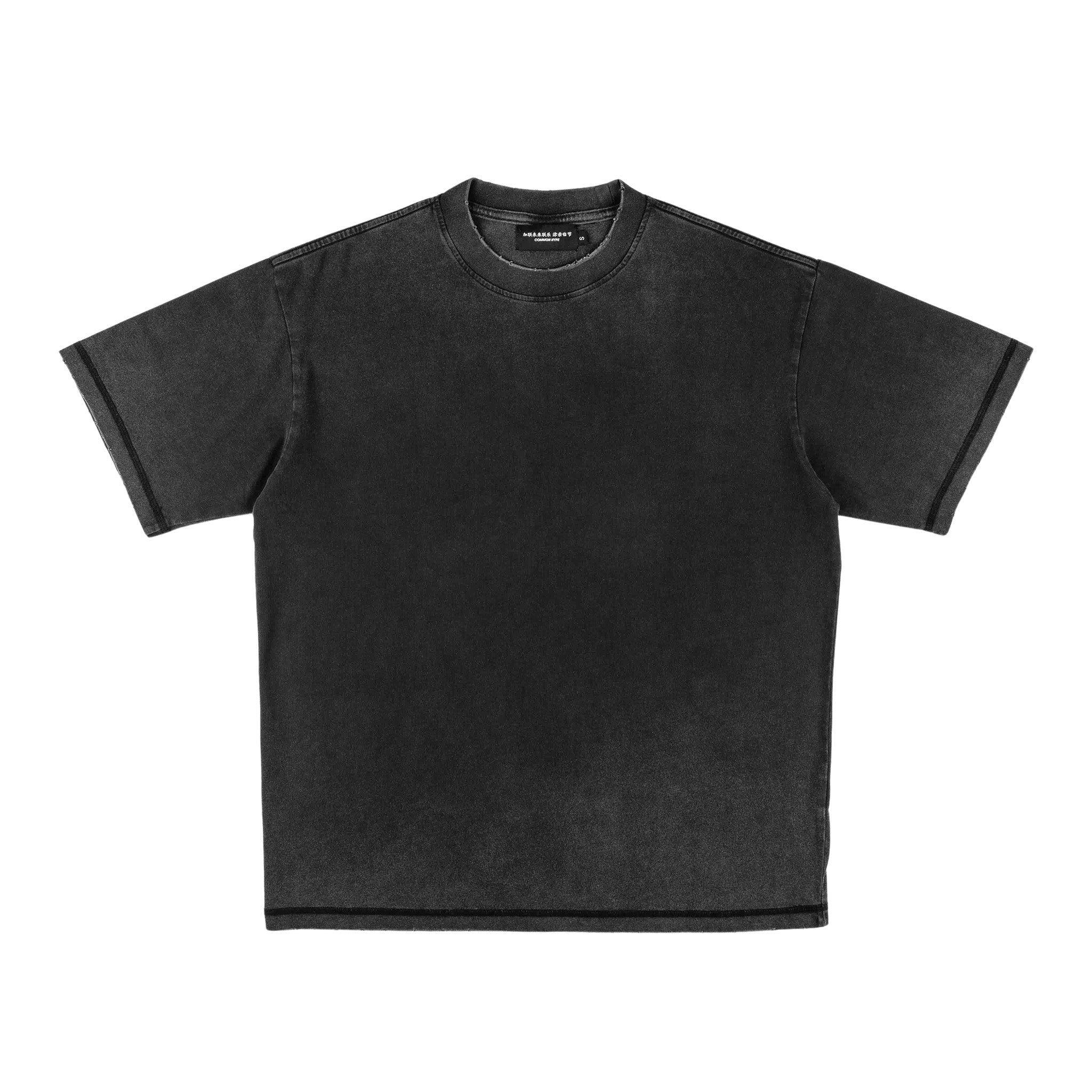 Common Hype Blank 'Black' Tee - Common Hype