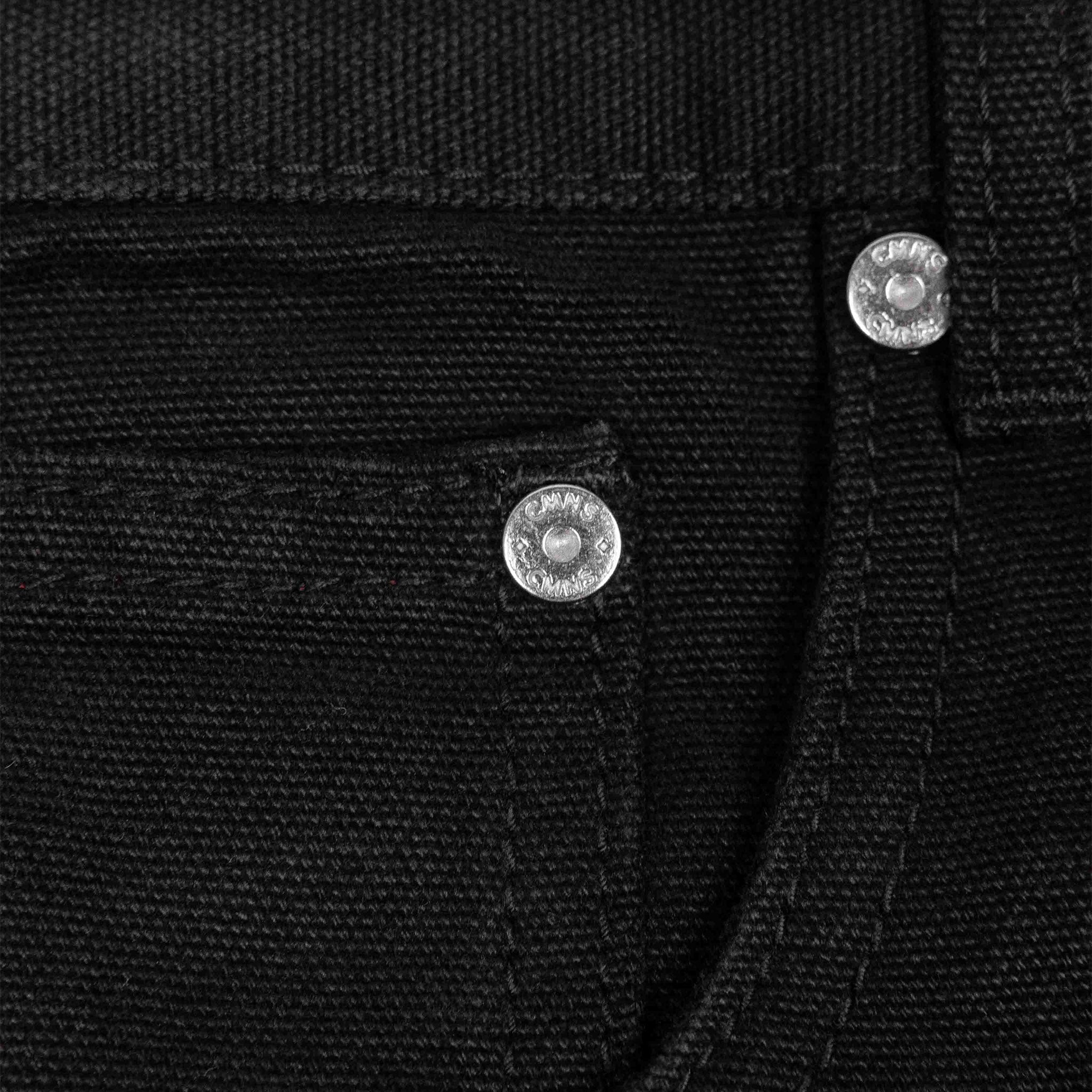 Commons Chop Canvas Pant Jet Black - Common Hype