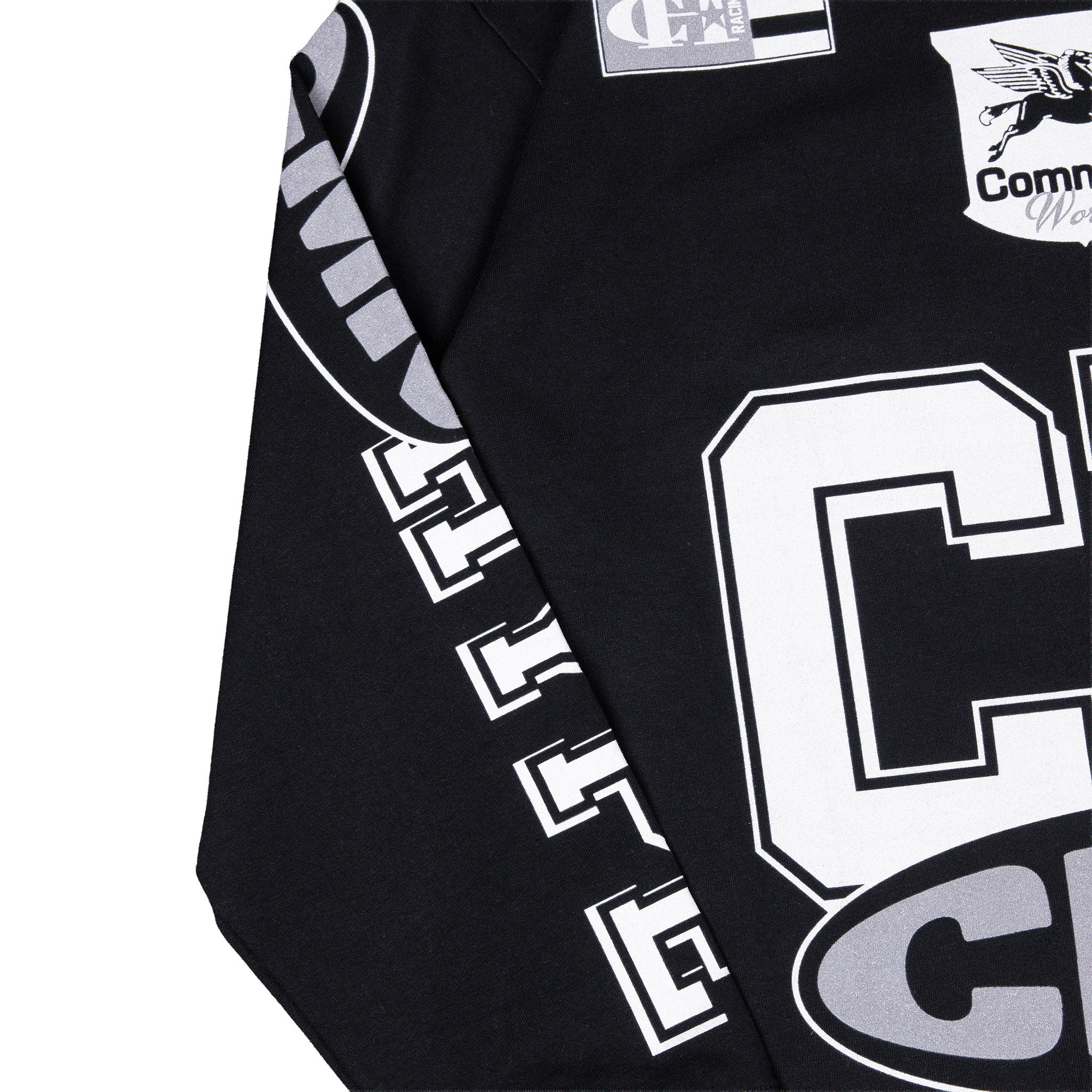 Common Hype Motorsport Long Sleeve Tee Black