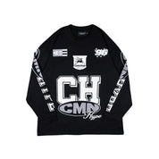 Common Hype Motorsport Long Sleeve Tee Black