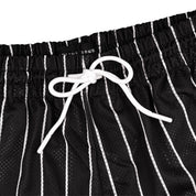 Common Hype Beacon Pinstripe Mesh Short Jet Black