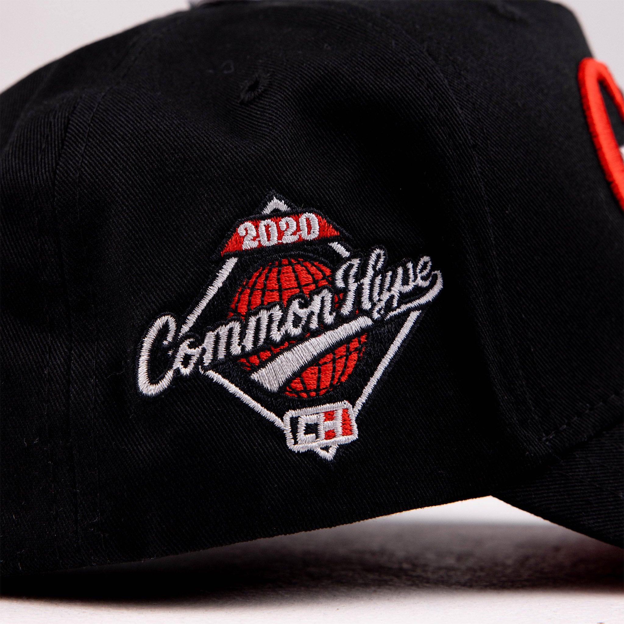 Common Hype Varsity Hat Black