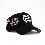 Common Hype Cherry Blossom Rhinestone Hat Black