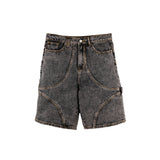 Commons Studios ‘Star’ Washed Denim Short Charcoal