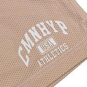 Common Hype Athletics Contrast Mesh Short Cream