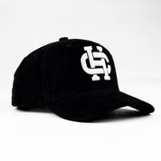 Common Hype Corduroy Monogram Hat Black