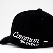 Common Hype Corduroy Monogram Hat Black