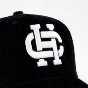 Common Hype Corduroy Monogram Hat Black