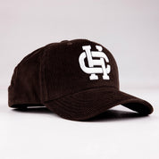 Common Hype Corduroy Monogram Hat Brown