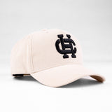 Common Hype Corduroy Monogram Hat Cream