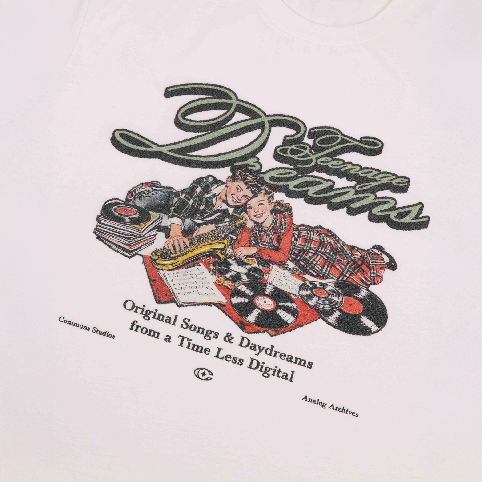Commons Teenage Dreams Tee White - Common Hype