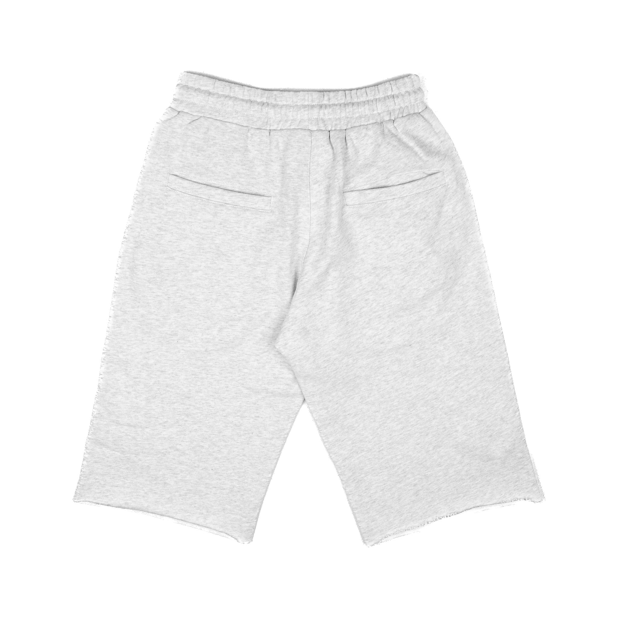 Commons Pearled Star Sweatshort Heather Grey - Common Hype