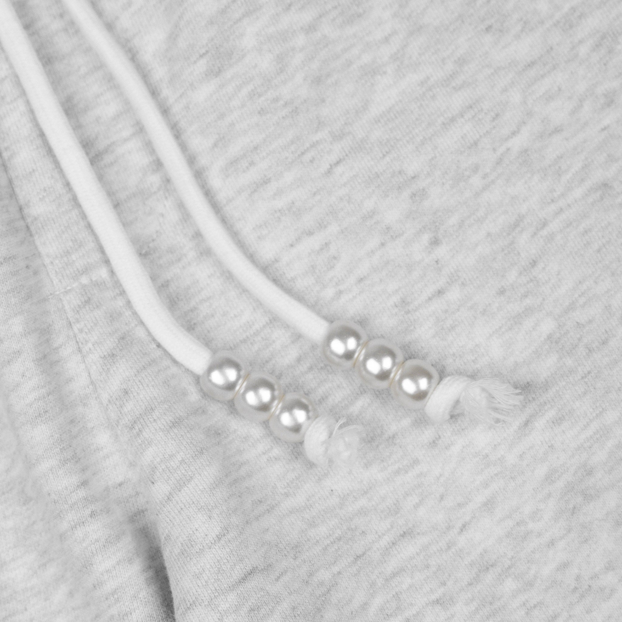 Commons Pearled Star Sweatshort Heather Grey - Common Hype
