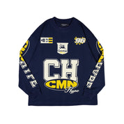 Common Hype Motorsport Long Sleeve Tee Navy