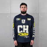 Common Hype Motorsport Long Sleeve Tee Navy