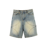Commons Studios ‘Star’ Washed Denim Short Old Gold