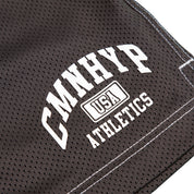 Common Hype Athletics Contrast Mesh Short Deep Brown