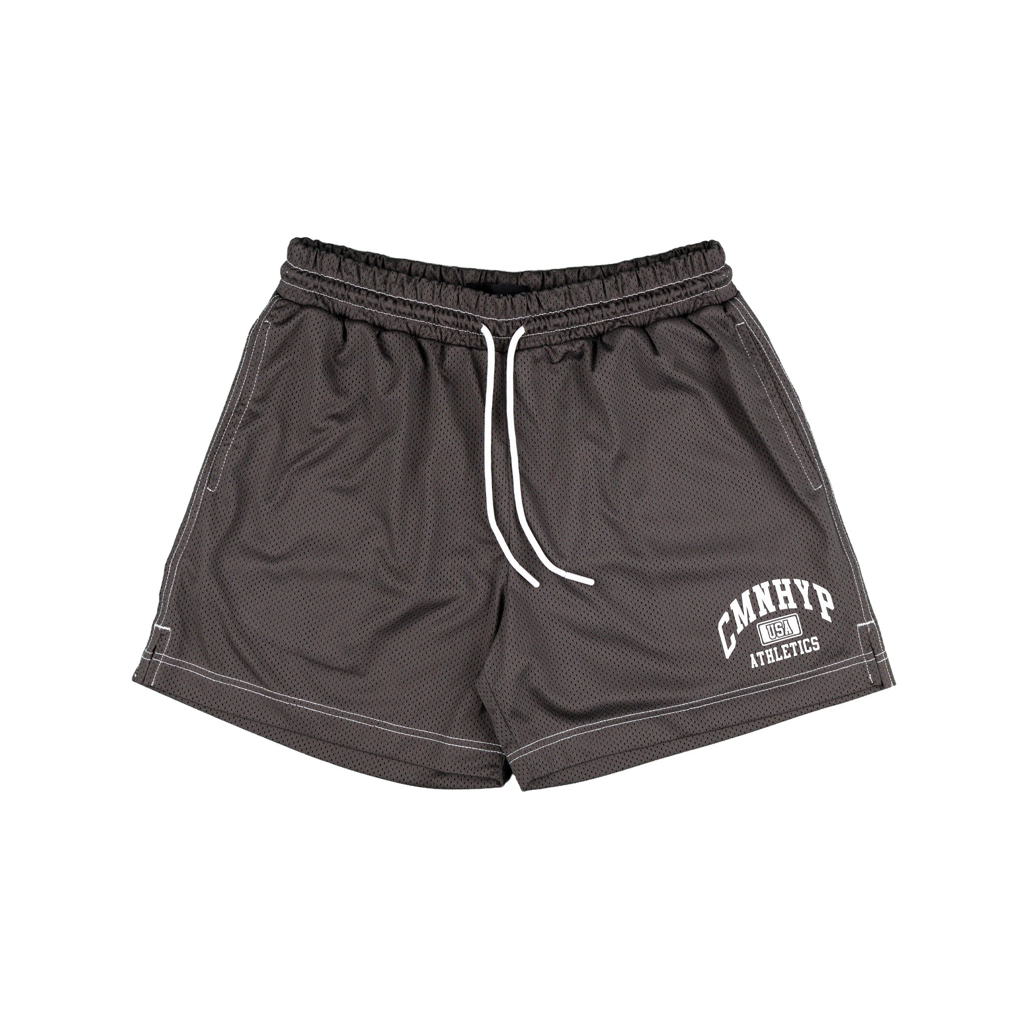 Common Hype Athletics Contrast Mesh Short Deep Brown
