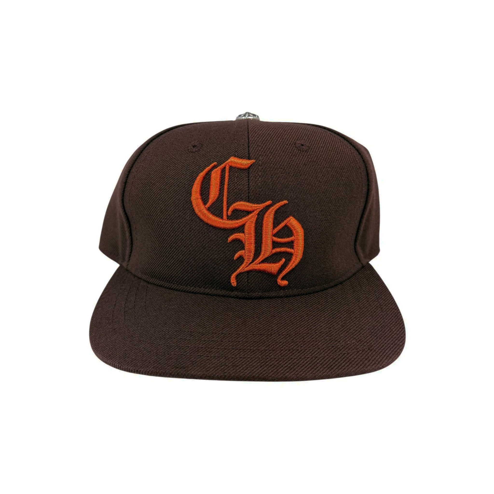 Chrome Hearts CH Baseball Hat Brown/Orange