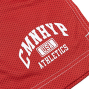Common Hype Athletics Contrast Mesh Short Crimson Red