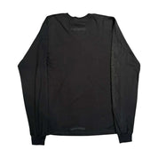 Chrome Hearts 'Black' Miami Exclusive Cemetery Vertical Logo Longsleeve Tee