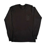 Chrome Hearts 'Black' Miami Exclusive Cemetery Vertical Logo Longsleeve Tee