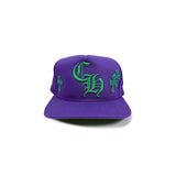 Chrome Hearts Cross Patch Hat 'Purple'
