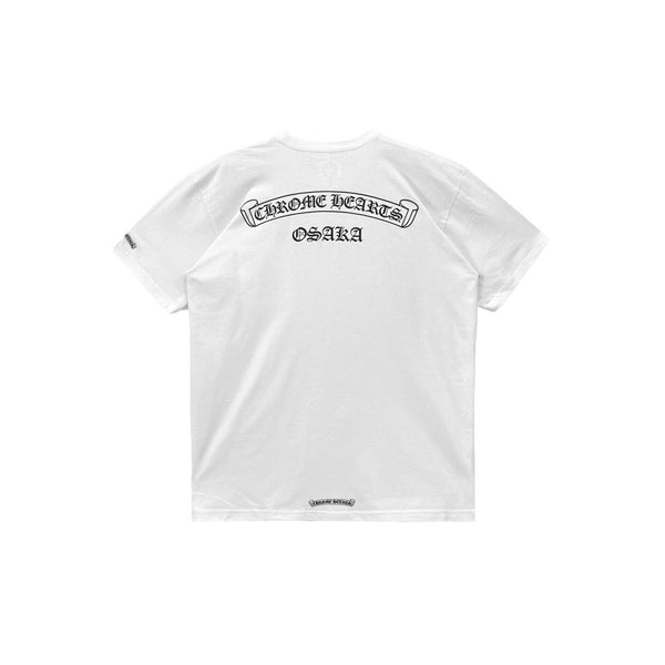 CHROME HEARTS Tシャツ ブラック OSAKA 限定 Chrome Hearts Scroll Logo Osaka Tee 
