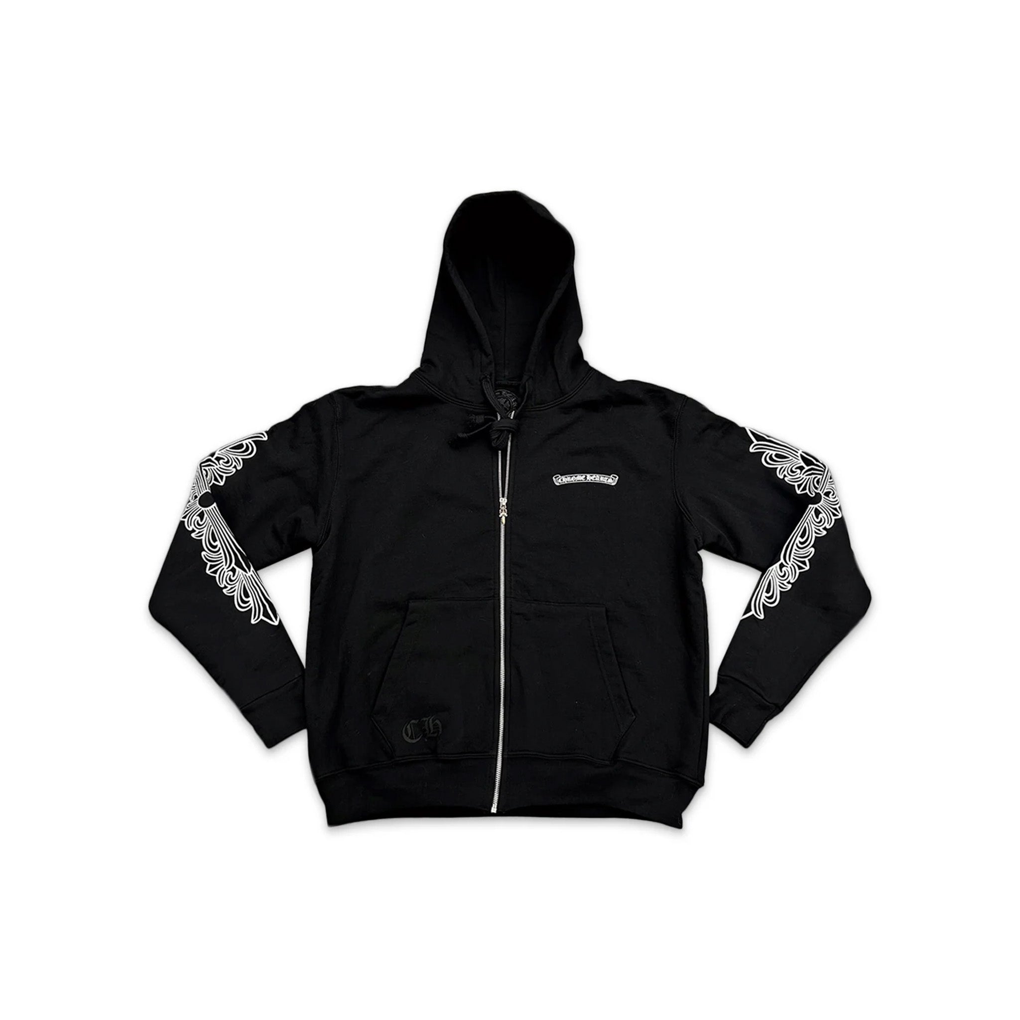 Chrome Hearts Aspen Exclusive Zip Up Hoodie Black - Common Hype