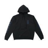 Chrome Hearts Black/Blue Vertical Logo Hoodie