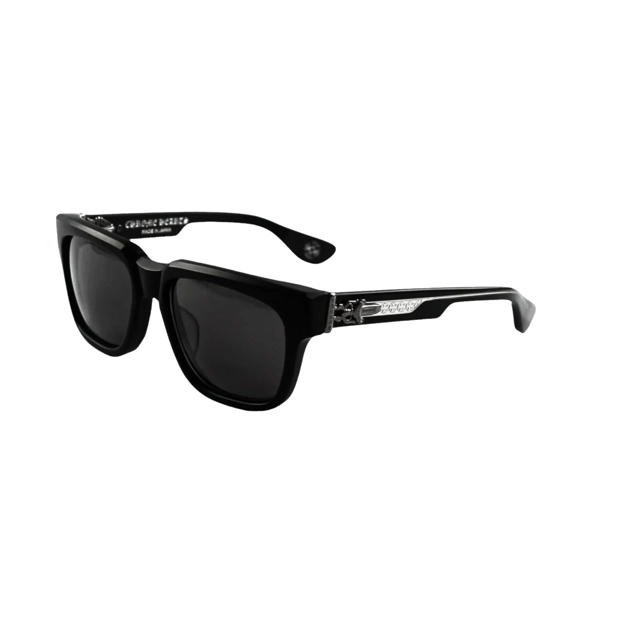 Chrome Hearts Box Officer Sunglasses "Matte Black / Black Rhodium"