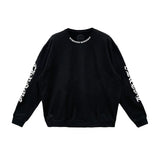 Chrome Hearts Black Neck Logo Crew Sweatshirt