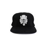 Chrome Hearts Dagger Denim Baseball Hat Black/White