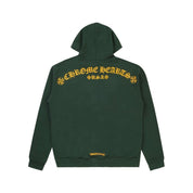 Chrome Hearts Green Hoodie Green/Orange
