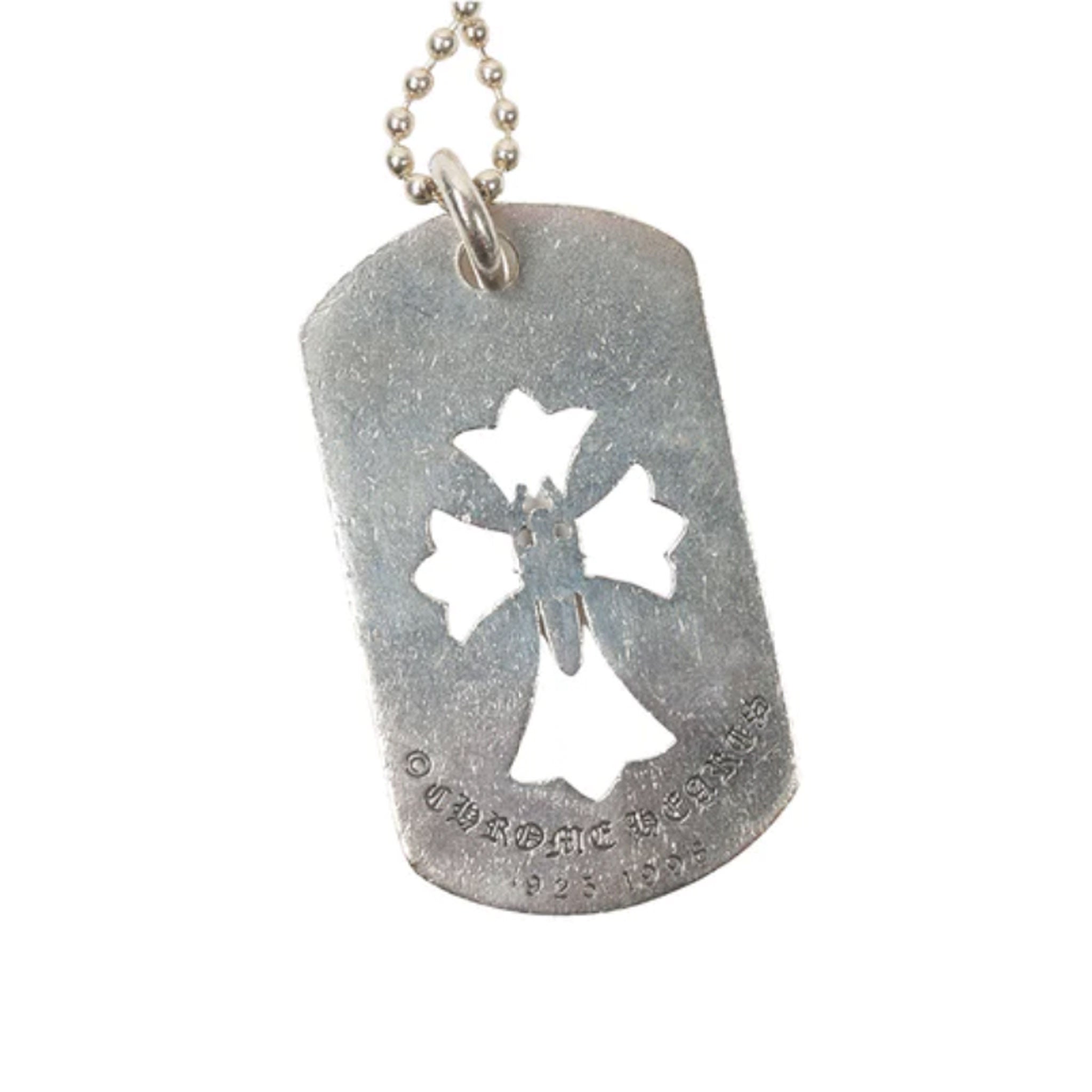 Chrome Hearts Dagger Dog Tag Pendant