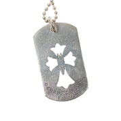 Chrome Hearts Dagger Dog Tag Pendant