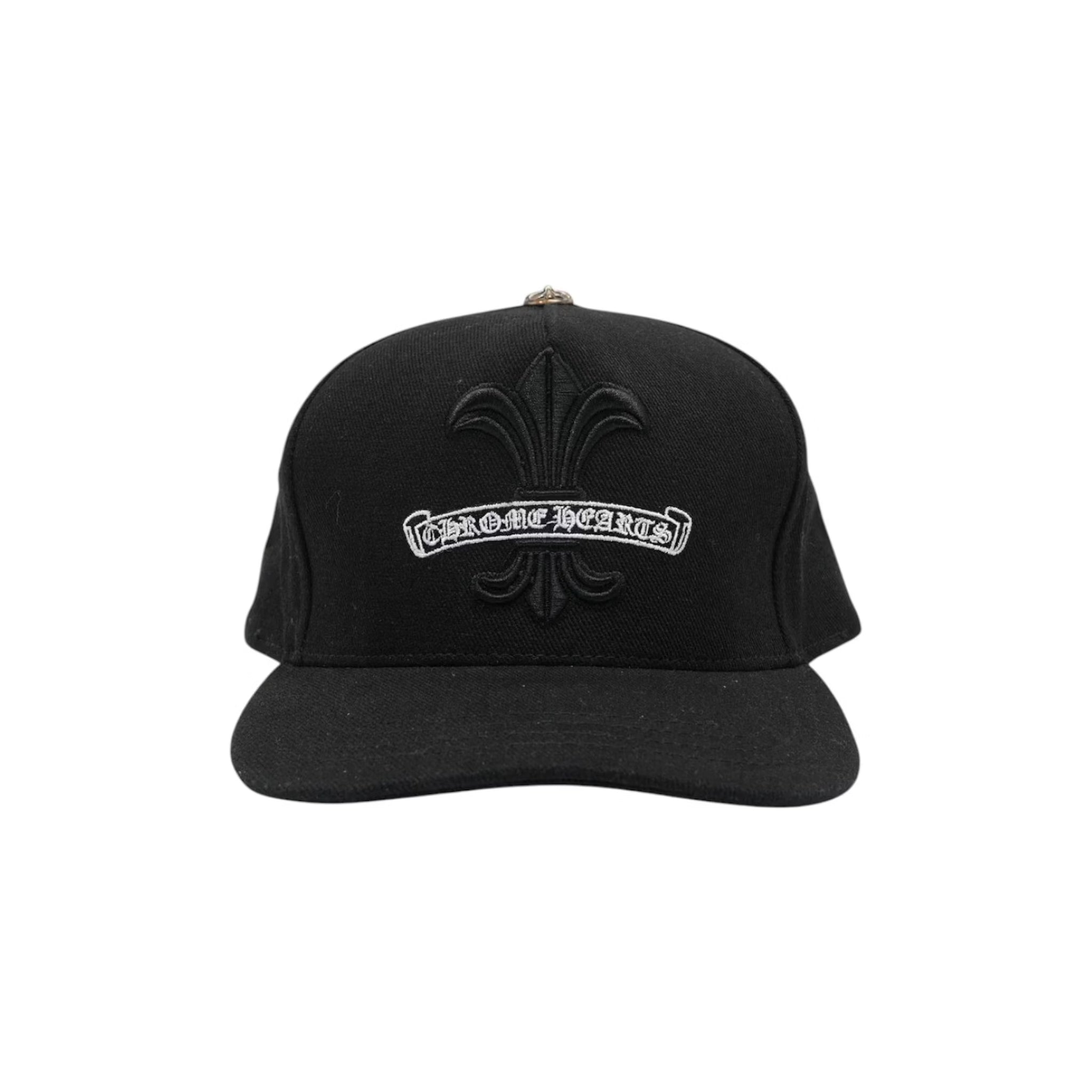 Chrome Hearts Fleur Snapback Trucket Hat Black