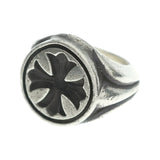 Chrome Hearts Seal Stamp CH Plus Silver Ring