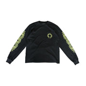 Chrome Hearts Fluorescent Green Horseshoe L/S Tee