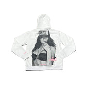 Chrome Hearts Laurie Lynn Stark Love You Photo Hoodie White/Pink - Common Hype