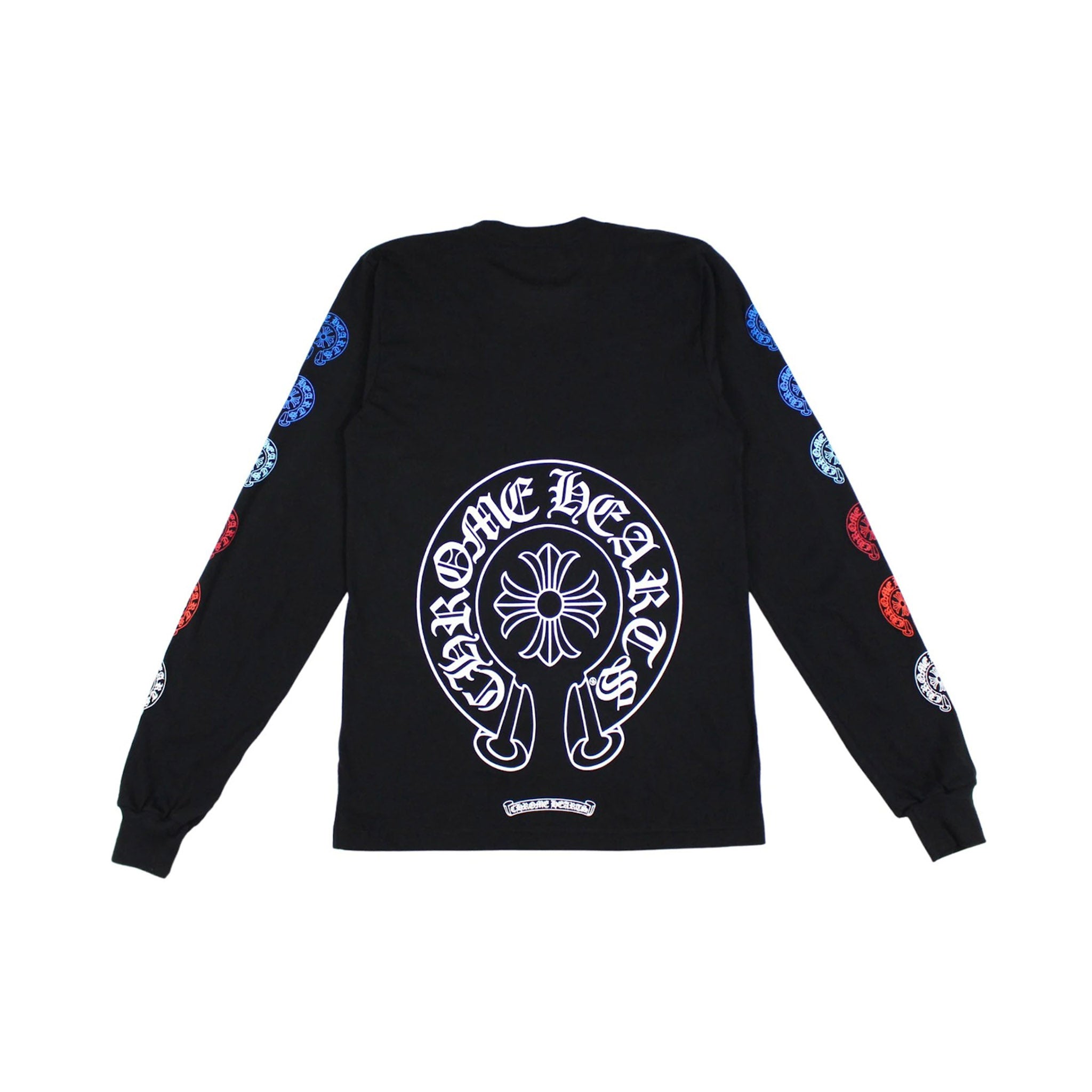 Chrome Hearts Multi Color Horse Shoe Long Sleeve T-shirt
