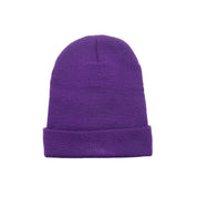 Chrome Hearts Embroidered Purple Beanie